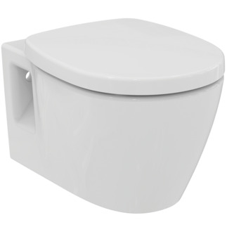 Зображення з  IDEAL STANDARD Connect wall-hung WC without flush rim #E8174MA - White (Alpine) with Ideal Plus