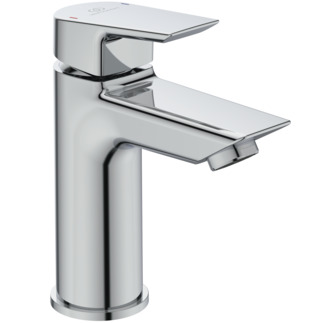 IDEAL STANDARD Tesi basin mixer without pop-up waste, 93mm projection #A6559AA - chrome resmi