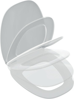 Зображення з  IDEAL STANDARD Dea WC seat with soft-closing, sandwich #T676701 - White (Alpine)