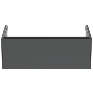 Picture of IDEAL STANDARD Conca 100cm wall hung vanity unit with 1 drawer, matt anthracite #T4579Y2 - Matt Anthracite