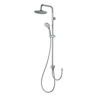 Picture of IDEAL STANDARD Idealrain Dual M1 rainshower, fixed riser, diverter and handspray for exposed mixers #A5691AA - Chrome