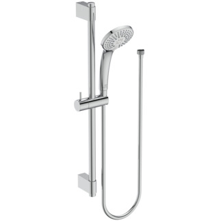 Picture of IDEAL STANDARD Idealrain Pro M3 shower kit with 600mm rail and 1.75m smooth hose #B9834AA - Chrome