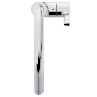 Picture of IDEAL STANDARD Gusto kitchen mixer tap, round spout with 2-function spray, 241 mm projection #BD416AA - chrome