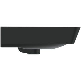 Picture of IDEAL STANDARD Connect Air Cube 60cm pedestal or furniture basin - one taphole, Silk black #E0298V3 - Black Matt