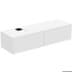 εικόνα του IDEAL STANDARD Conca 160cm wall hung washbasin unit with 2 drawers, bespoke cutout, matt white #T3983Y1 - Matt White