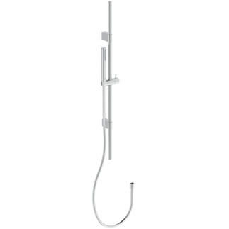Picture of IDEAL STANDARD Idealrain stick shower kit with single function handspray, 900 rail and 1.75m IdealFlex hose #A7617AA - Chrome