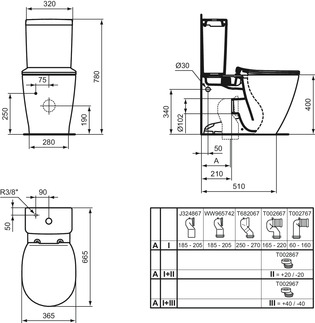 Зображення з  IDEAL STANDARD Connect cistern #E7970MA - White (Alpine) with Ideal Plus