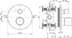 Bild von IDEAL STANDARD Ceratherm T100 Badethermostat Unterputz #A5815AA - Chrom