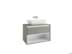 Bild von IDEAL STANDARD Connect Air Waschtischunterschrank 800x440mm, mit 1 Softclose Auszug #E0827PS - Eiche grau Dekor / weiß matt