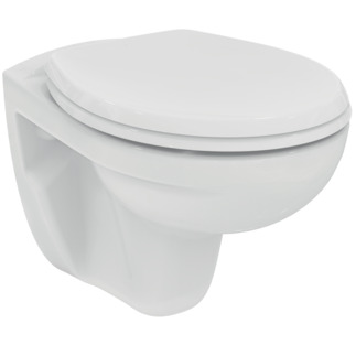 Зображення з  IDEAL STANDARD Eurovit wall-hung WC without flush rim #K881001 - White (Alpine)