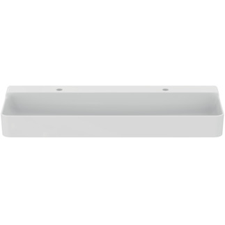 Picture of IDEAL STANDARD Conca 120cm washbasin, 2 tapholes no overflow ground #T384401 - White
