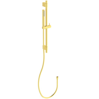 εικόνα του IDEAL STANDARD Idealrain stick shower kit with single function handspray, 600mm rail and 1.75m IdealFlex hose #A7616A2 - Brushed Gold
