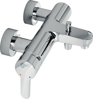Picture of IDEAL STANDARD Connect Blue surface-mounted bath mixer, projection 198mm #B9921AA - chrome