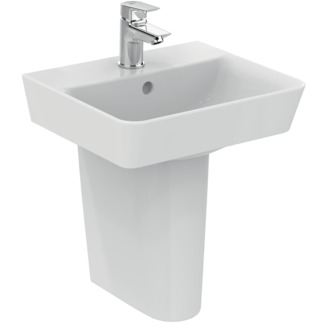 IDEAL STANDARD Connect Air hand-rinse basin 400x350mm, with 1 tap hole, with overflow hole (round) _ White (Alpine) #E030701 - White (Alpine) resmi