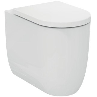 Picture of IDEAL STANDARD Blend Curve toilet seat and cover, slow close #T376001 - White