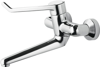 Зображення з  IDEAL STANDARD Ceraplus WWT surface-mounted safety tap, 200 mm projection #B8225AA - chrome