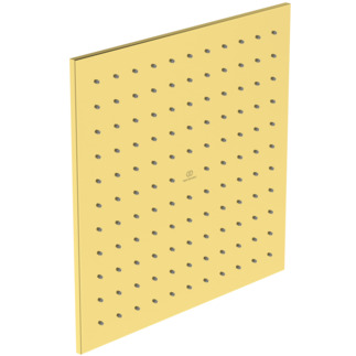 IDEAL STANDARD Idealrain square 300mm fixed rainshower head, brushed gold #A5805A2 - Brushed Gold resmi