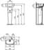 Bild von IDEAL STANDARD i.life A Handwaschbecken 350x300mm, mit 1 Hahnloch, mit Überlaufloch (rund) _ Weiß (Alpin) #T451501 - Weiß (Alpin)