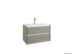 Bild von IDEAL STANDARD Connect Air Waschtischunterschrank 800x440mm, mit 2 Softclose Auszügen #E0819PS - Eiche grau Dekor / weiß matt