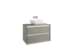 Bild von IDEAL STANDARD Connect Air Waschtischunterschrank 800x440mm, mit 2 Softclose Auszügen #E0819PS - Eiche grau Dekor / weiß matt