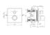 Bild von IDEAL STANDARD Ceratherm C100 Badethermostat Unterputz #A7523GN - Edelstahl