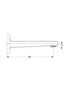 IDEAL STANDARD Archimodule Wandauslaufventil Aufputz #A1513AA - Chrom