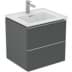 Bild von IDEAL STANDARD Adapto Waschtischunterschrank 510x450mm, mit 2 Push-Open mit Softclose-Einzug Auszügen #T4294Y2 - Anthrazit matt