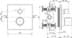 Bild von IDEAL STANDARD Ceratherm C100 Badethermostat Unterputz #A7522A5 - Magnetic Grey