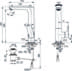 Bild von IDEAL STANDARD Connect Air Waschtischarmatur hoher Auslauf, Ausladung 174mm #A7020GN - Edelstahl