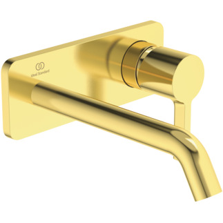 IDEAL STANDARD Joy single lever built-in basin mixer with 180mm spout, brushed gold #A7380A2 - Brushed Gold resmi
