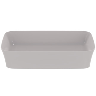 Picture of IDEAL STANDARD Ipalyss 55cm rectangular vessel washbasin without overflow including waste, concrete #E2076V9 - Concrete