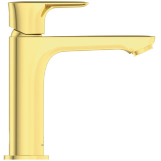 Зображення з  IDEAL STANDARD Connect Air basin mixer without pop-up waste Slim Grande, 125mm projection #A7015A2 - Brushed Gold