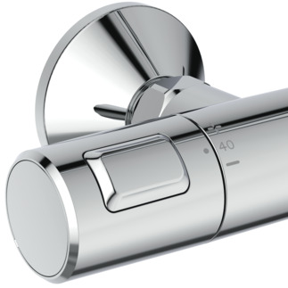 Зображення з  IDEAL STANDARD Ceratherm T25 surface-mounted shower system #A7701AA - Chrome