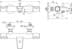 Bild von IDEAL STANDARD Ceratherm T25 Badethermostat Aufputz, Ausladung 158mm #A7206AA - Chrom