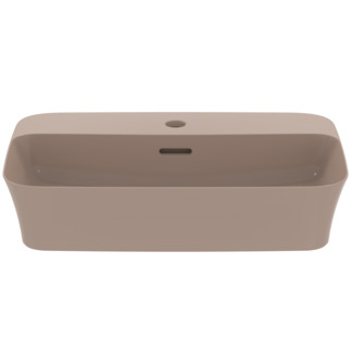 IDEAL STANDARD Ipalyss Schale 550x380mm, mit 1 Hahnloch, mit Überlaufloch (geschlitzt) #E2077V4 - Kaschmir