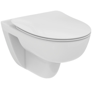 Obrázek IDEAL STANDARD WC sedátko Ideal Standard i.life A, sendvičové #T467501 - Bílá (Alpine)