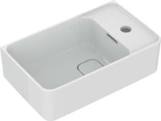 Bild von IDEAL STANDARD Strada II Handwaschbecken 450x270mm, mit 1 Hahnloch, mit Überlaufloch (geschlitzt) _ Weiß (Alpin) #T299401 - Weiß (Alpin)