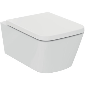 IDEAL STANDARD Blend Cube wall-hung WC with AquaBlade technology #T3686MA - White (Alpine) with Ideal Plus resmi