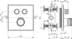 Obrázek IDEAL STANDARD Ceratherm Navigo skrytý sprchový termostat #A7302A5 - Magnetic Grey