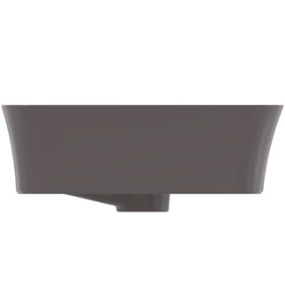 IDEAL STANDARD Ipalyss 55cm rectangular vessel washbasin with overflow, slate Grey #E2078V5 - Slate Grey resmi