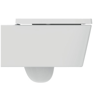 Picture of IDEAL STANDARD Blend Cube wall mounted toilet bowl with horizontal outlet #T368601 - White