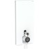 Bild von GEBERIT Monolith Sanitärmodul für Stand-WC, 114 cm, Frontverkleidung aus Glas #131.033.SI.5 - Frontverkleidung: Glas weiß Seitenverkleidung: Aluminium