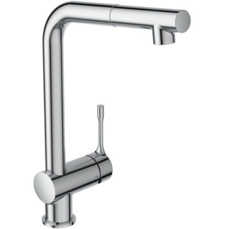 Зображення з  IDEAL STANDARD Ceralook kitchen mixer tap, high spout, projection 207mm #BC176AA - chrome