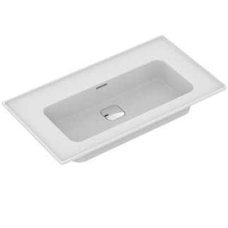 Picture of IDEAL STANDARD Strada II furniture washbasin 840x460mm, without tap hole, with overflow hole (slotted) _ White (Alpine) with Ideal Plus #T3634MA - White (Alpine) with Ideal Plus
