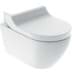 Bild von GEBERIT AquaClean Tuma Comfort WC-Komplettanlage Wand-WC #146.290.SJ.1 - WC-Keramik: weiß / KeraTect Designabdeckung: Glas schwarz