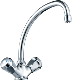 IDEAL STANDARD Electric Kitchen Faucet Low Pressure Chrome B2167AA resmi