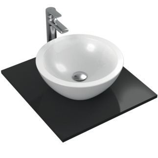 IDEAL STANDARD Strada O Schale 425mm, ohne Hahnloch, ohne Überlauf Weiß (Alpin) mit Ideal Plus K0783MA