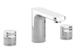 Picture of DORNBRACHT CULT Three-hole basin mixer with pop-up waste - Chrome #20700960-00