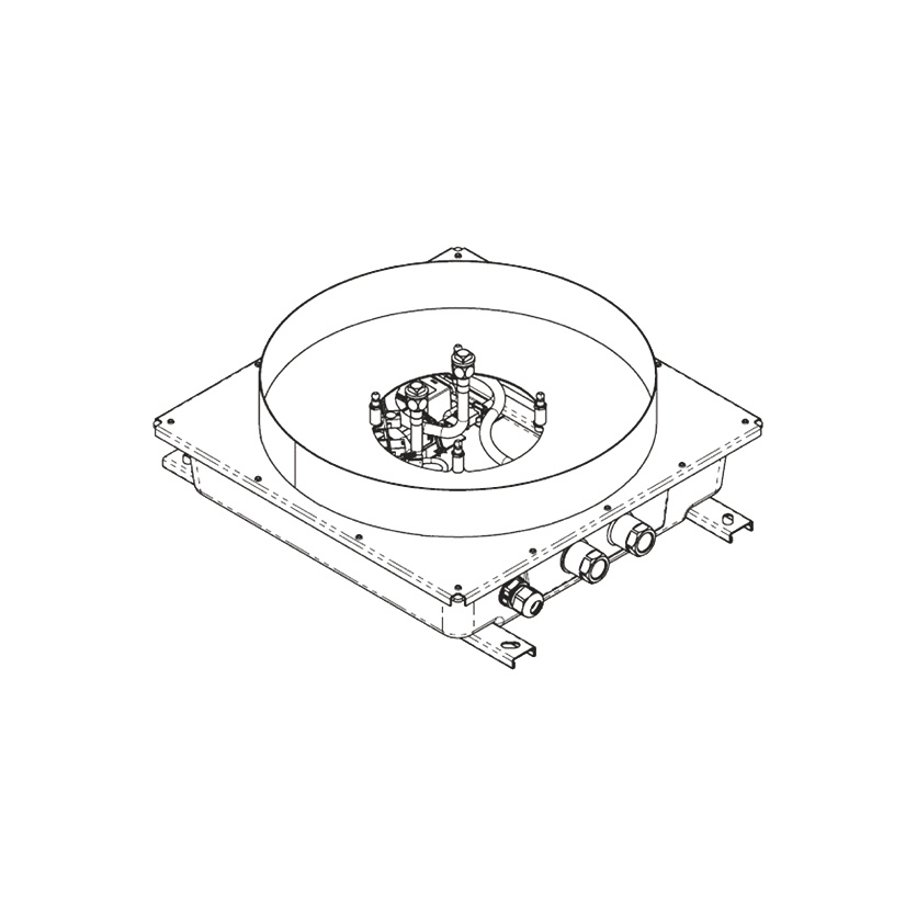 DORNBRACHT UP-Deckeneinbaukasten für Deckeneinbau mit Licht - #3503497090