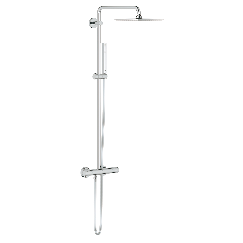 Picture of GROHE Euphoria System 230 Shower system with thermostat for wall mounting Chrome #26187000
